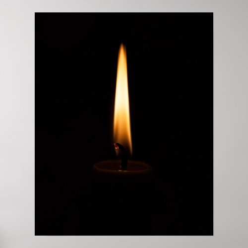 Candle Flame 2 Poster