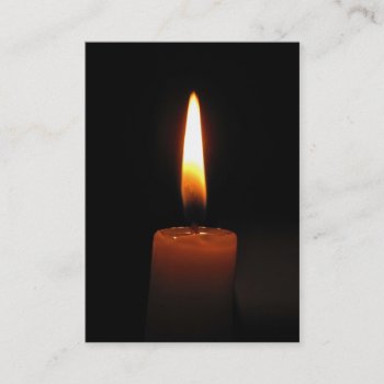 Candle Flame Atc Business Card by Bebops at Zazzle