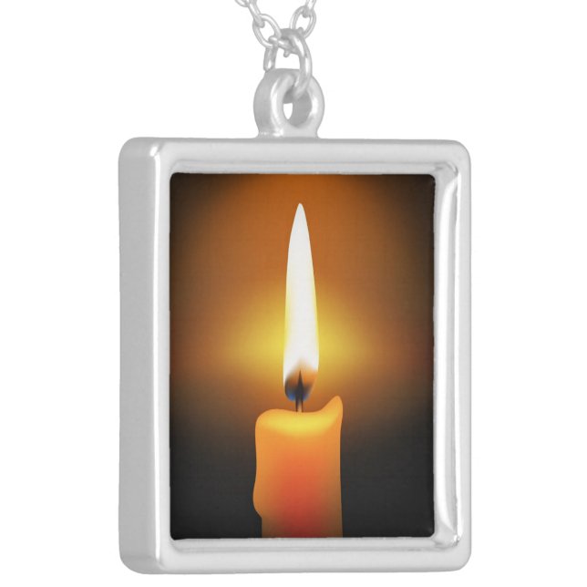 Candle Flame Necklace (Front Left)