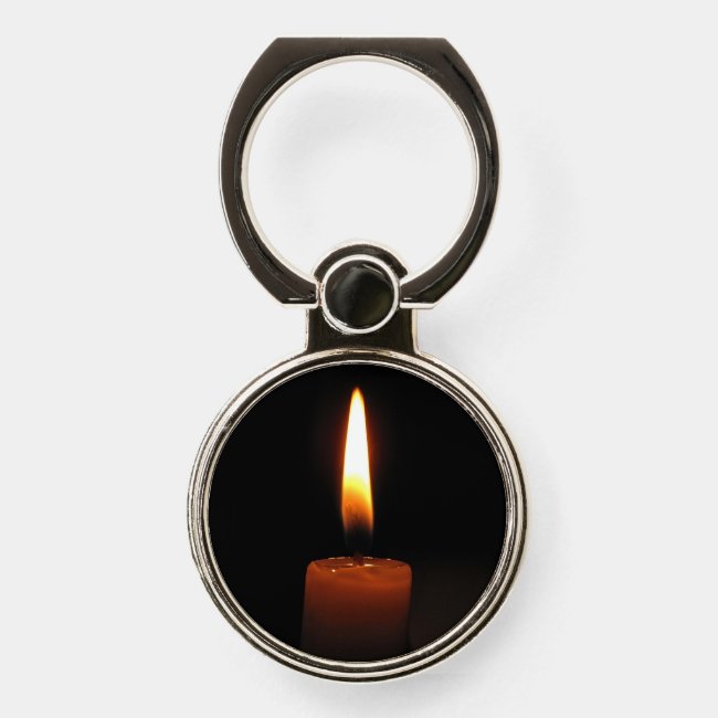 Candle Flame Phone Ring Holder