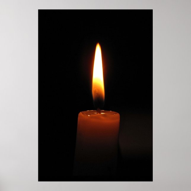 Candle Flame Poster (Front)