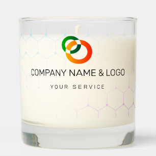 Candle For Business Party Custom Company Name