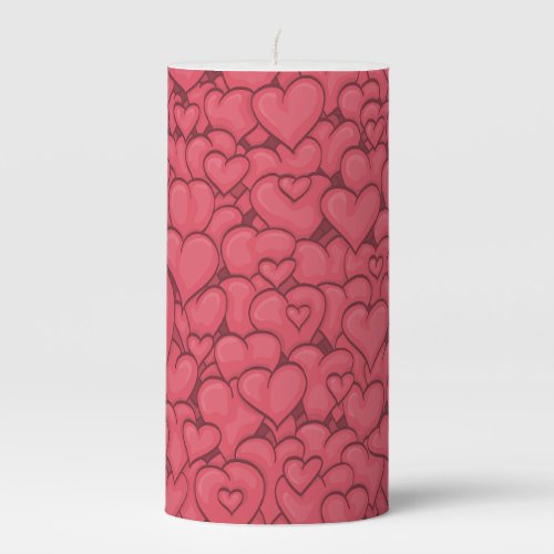 Candle for creating a romantic mood
