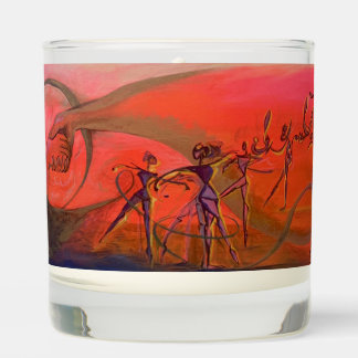 Candle glow for any room with a touch of artistry