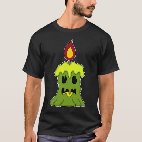 Candle Halloween T_Shirt