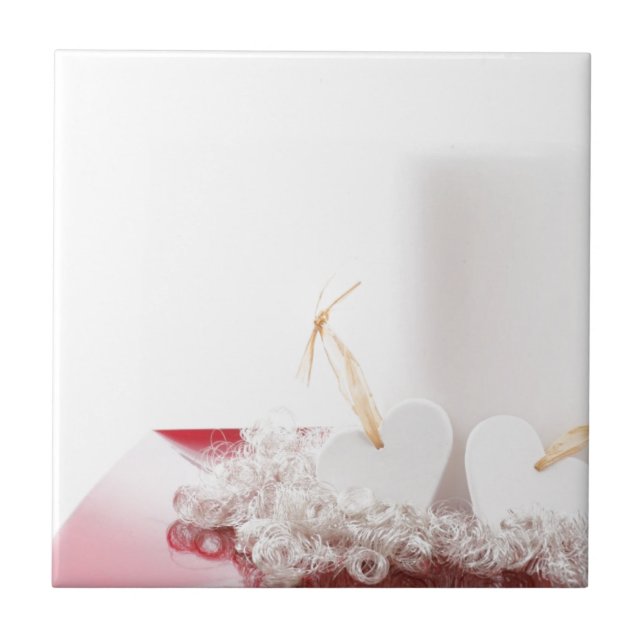 Candle & Hearts Tile (Front)