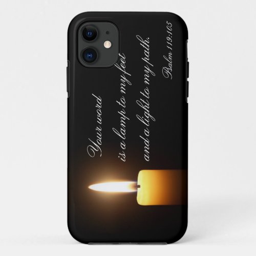 Candle in the dark iPhone 11 case