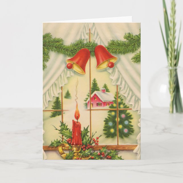 Candle in the Window Holiday Card (Front)