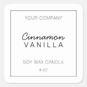Candle Label Custom Product Branding