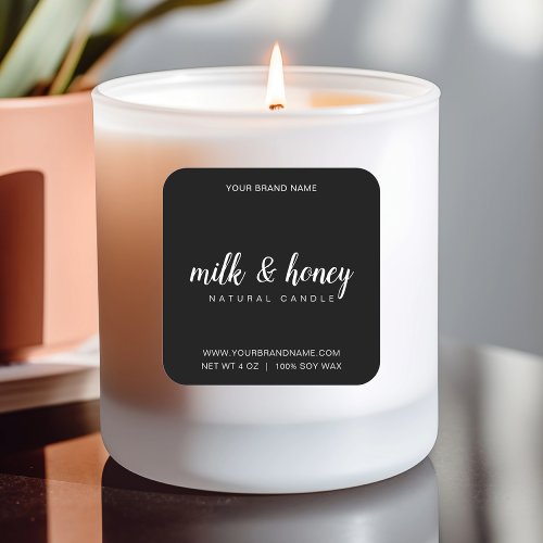 Candle Label Editable Product Label