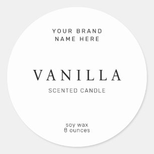 Candle Label Modern Minimalist