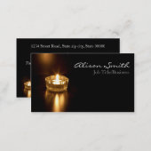 Candle/light business cars business card (Front/Back)