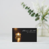 Candle/light business cars business card (Standing Front)