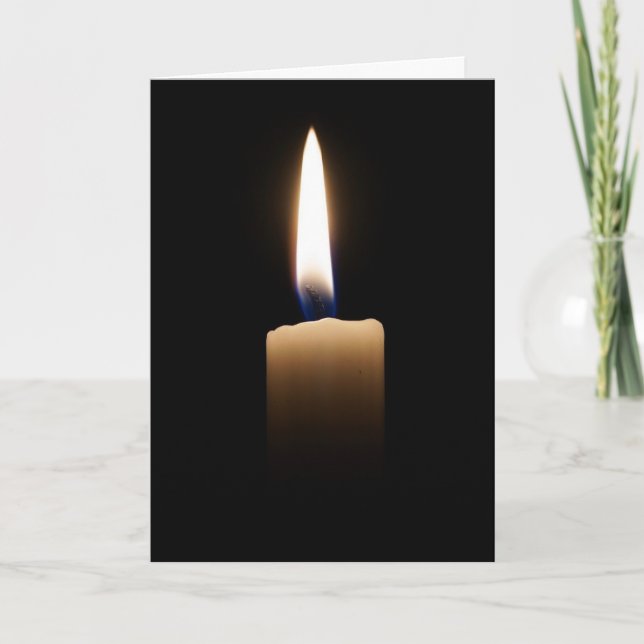 Candle light card (Front)