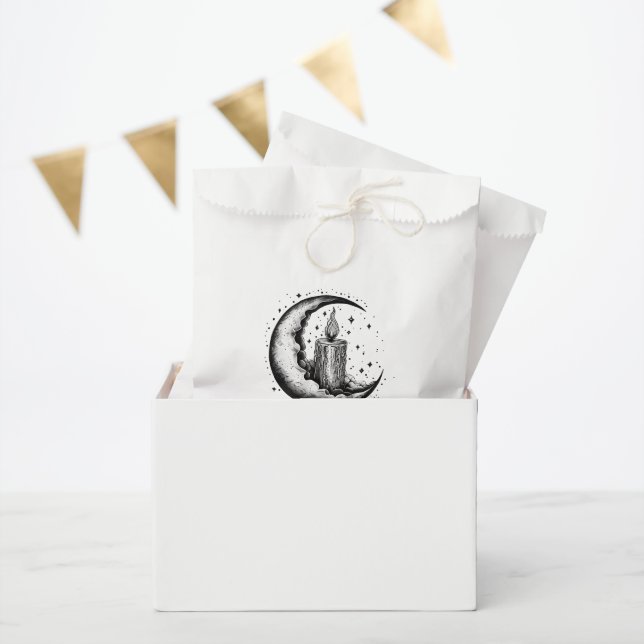 Candle Lit Moon  Favor Bag (Party)