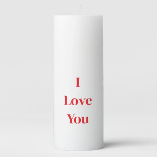 Candle, Love Pillar Candle