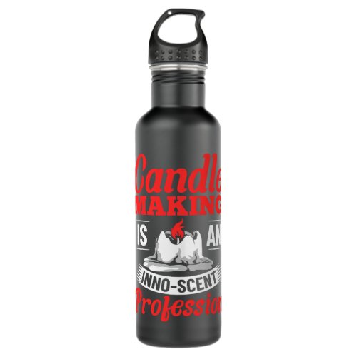 Candle Lover Candle Outfit Candle Making Wax Candl Stainless Steel Water Bottle