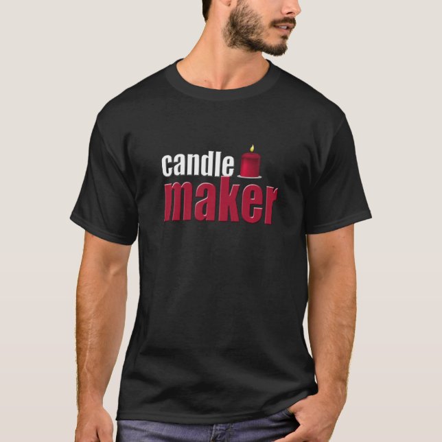 Candle Maker Candle making Making candles Premium T-Shirt (Front)