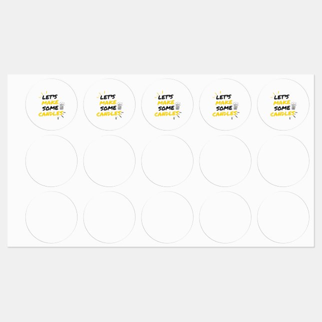 Candle makers labels (Sheet)