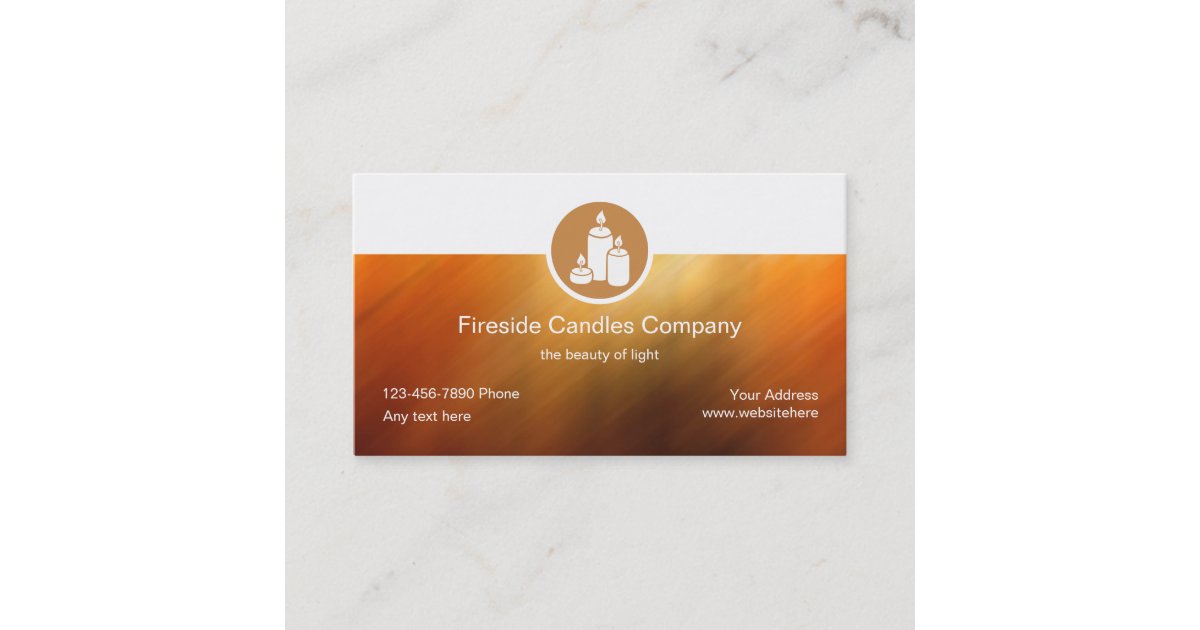 Candle Making Business Cards