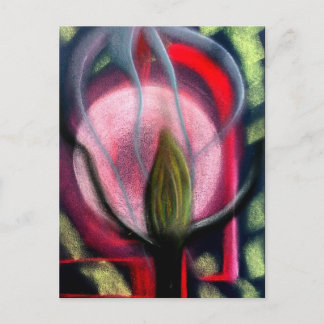 Candle moon postcard