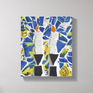 Candle Mosaic Canvas Print