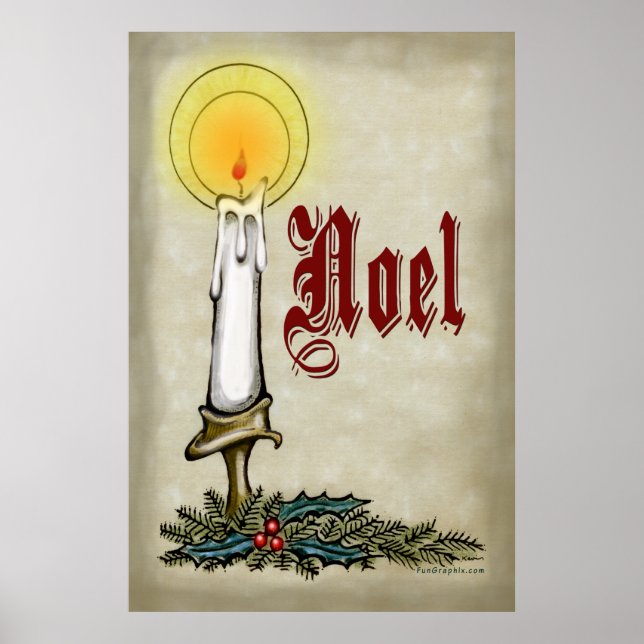 Candle Noel Poster (Front)