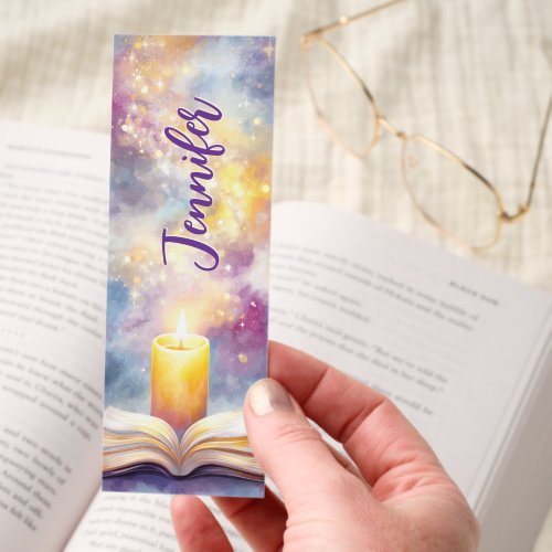 Custom Accessories 24 Candle Open Bible Spiritual Personalized Bookmarks