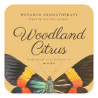 Candle Orange Vintage Butterfly Product Packaging