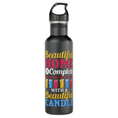 Candle Outfit Candle Lover Candle Making Wax Candl Stainless Steel Water Bottle