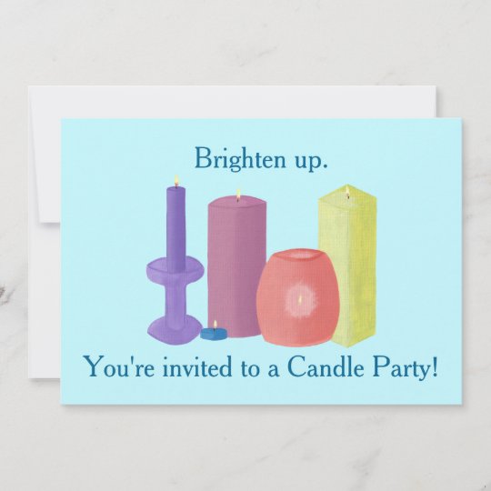 Candle Party Invitations for Candle Parties