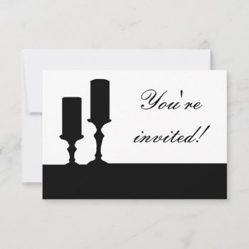 Candle Party Invite by GreenCannon at Zazzle
