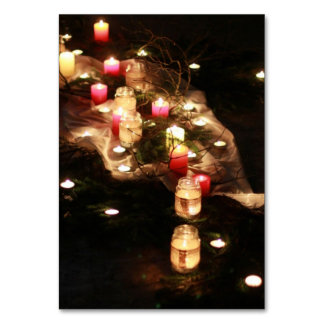 Candle Path Table Card – Customizable