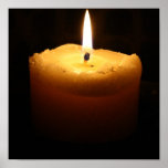 Candle Poster | Zazzle