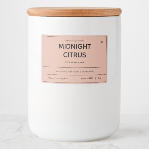 Candles labels designs