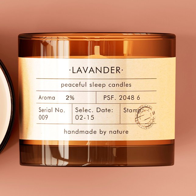 Candle Product Label Design (Creator Uploaded)