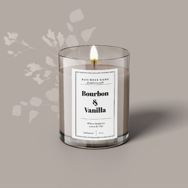 Candle Product Label Design (Creator Uploaded)
