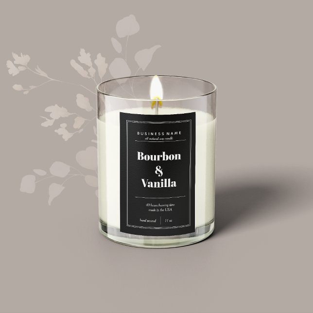 Candle Product Label Design (Creator Uploaded)