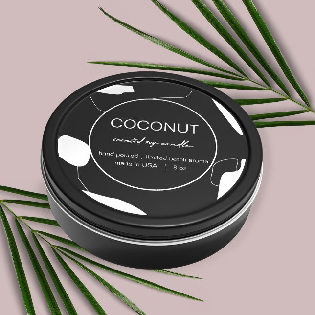 Candle Product Label Design Abstract Design (Creator Uploaded)