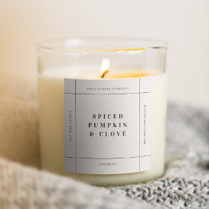 Candle Product Label Sticker Handmade Business Tag