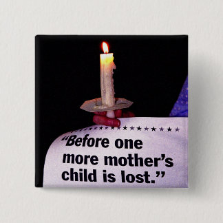 Candle Protest Pinback Button