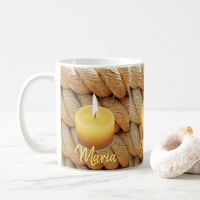Candle Rope Mug (With Donut)