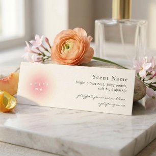 Candle Scent Sample Fragrance Mini Tester Card