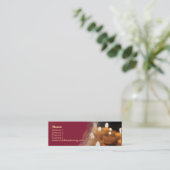 Candle Skinny Mini Business Card (Standing Front)