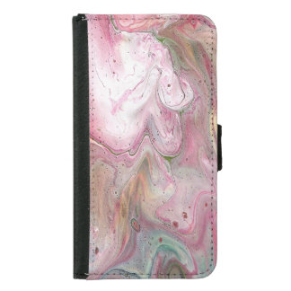 Candle Soft Pink Green Abstract Phone Case