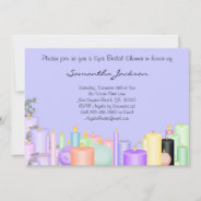 Candle Spa Bride Bridal Shower Invite at Zazzle