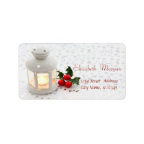 Candle, Stars Holiday Label Candle, Stars Holiday Label
