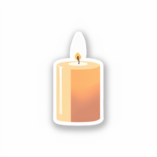 Candle Sticker (Front)
