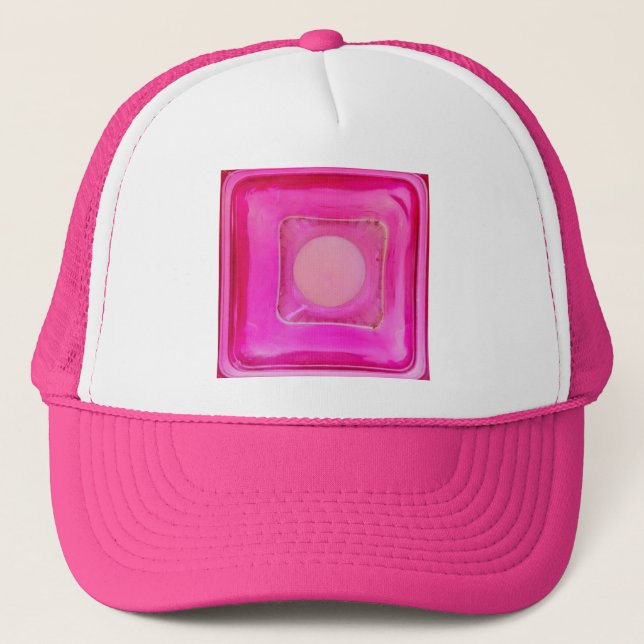 Candle, Sweet Pink Love Candlelight Trucker Hat (Front)