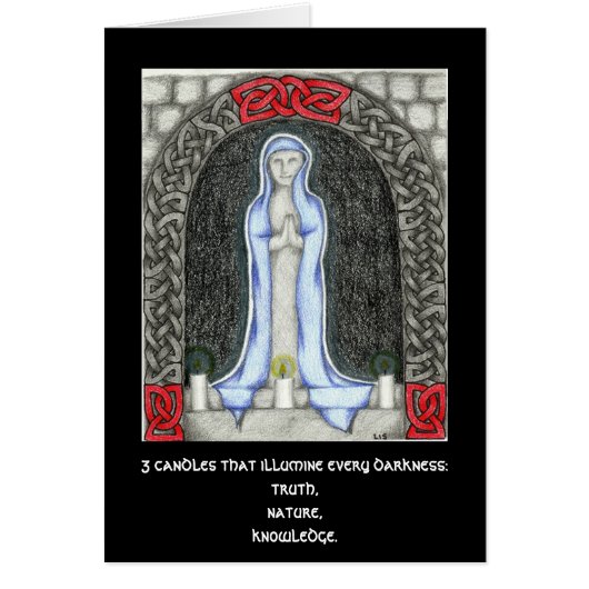 Candle Triad card (Front)